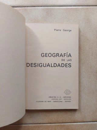 Geografía de las desigualdades