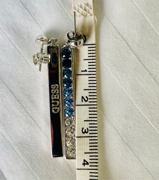 Conjunto Guess Pulsera y Pendientes Cristales