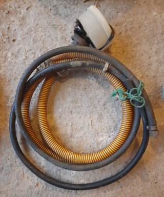 Venturi con manguera. Trasvase de agua. Fumigar