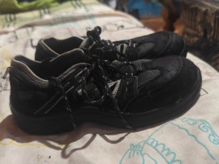 Zapatos de seguridad verano negros y grises