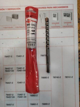 Brocas Hilti y Würth SDS-plus