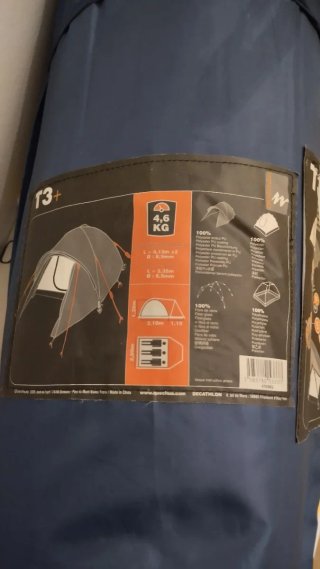Tienda de campaña Quechua T3+