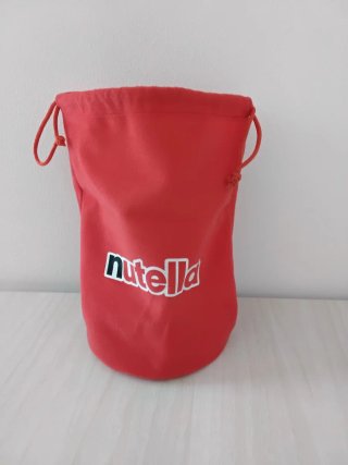 Sacchetto portaoggetti Nutella rosso