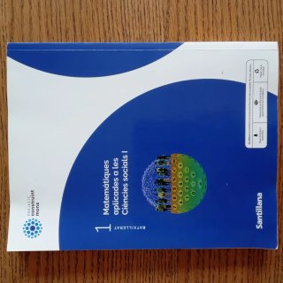 Matemàtiques aplicades a les Ciències Socials I...