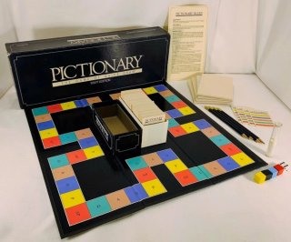 NUEVO Pictionary Juego de Mesa Vintage Primera