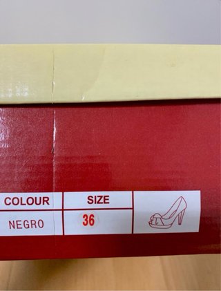 Zapatos de tacón negros talla 36 mujer Marypaz
