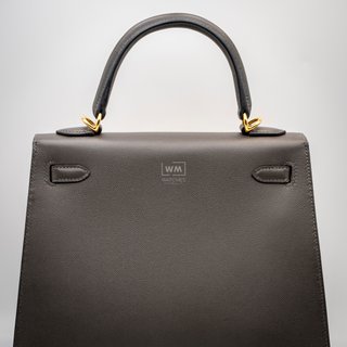 Bolso Hermes Kelly 25 Graphite Madame VEAU