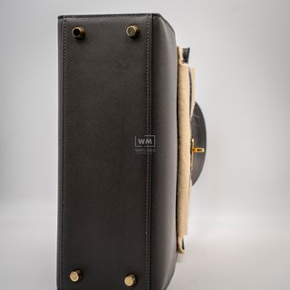 Bolso Hermes Kelly 25 Graphite Madame VEAU
