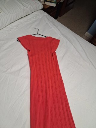 Vestido largo rojo