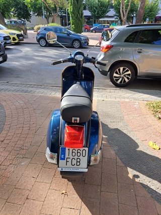 Vespa PX 125 Azul/Plata