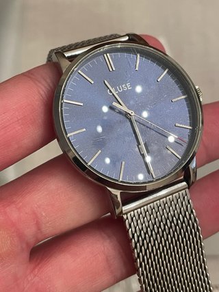 Reloj Cluse Hombre Azul y Plateado