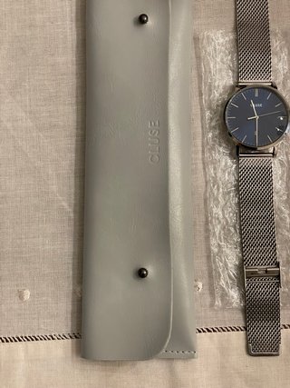 Reloj Cluse Hombre Azul y Plateado