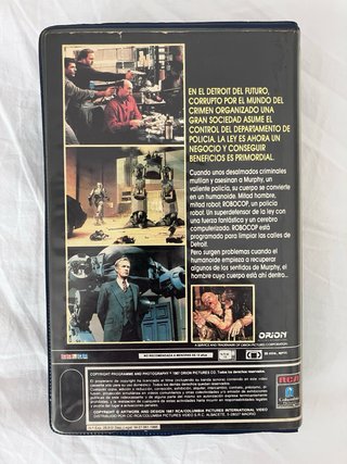 Robocop VHS Edición Videoclub