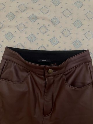 Leggings termici marrone