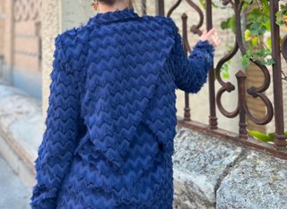 Conjunto azul invitada