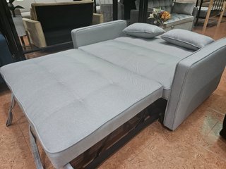 Sofá Cama Gris de 2 Plazas