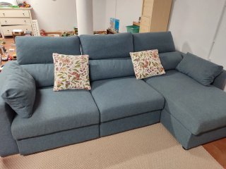 Divano modulare Ikea blu