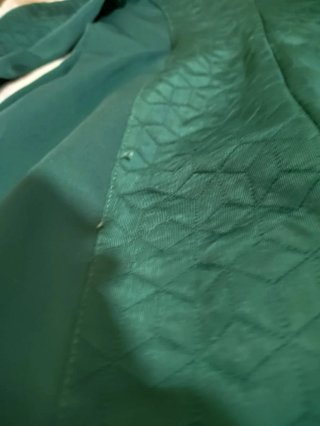Vestido verde manga larga