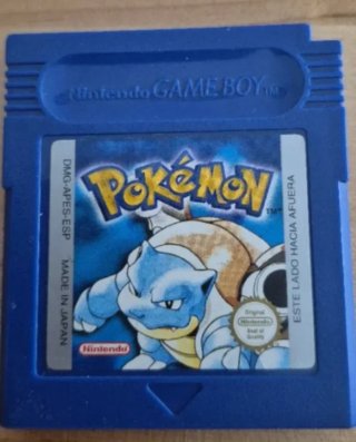 Cartuccia del gioco Pokémon Blu per Game Boy di Nintendo