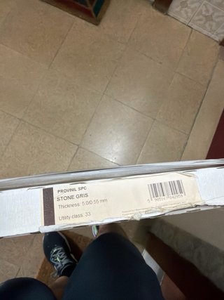 Suelo vinílico SPC PROVINIL Stone Gris – Caja nuev