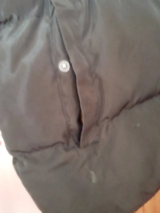 Plumífero negro talla M sin usar.