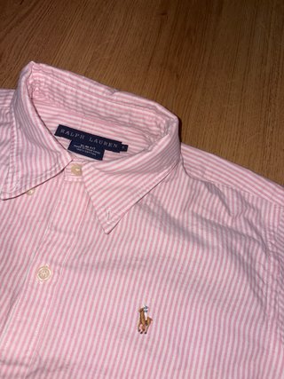 Camisa Polo Ralph Lauren rosa rayas