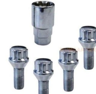 Set 4 tornillos antirrobo