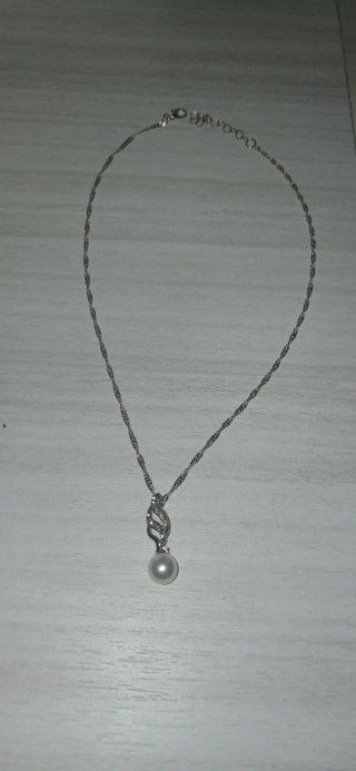 Set Swarovski Anello + Collana Argento Perla