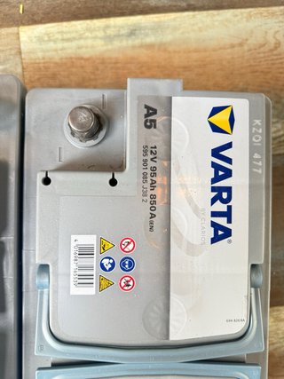 2 x Batería Varta Silver AGM 95Ah 850A