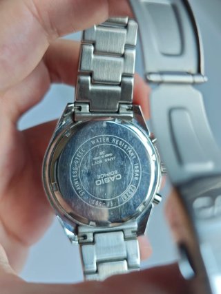 Casio Edifice EF-503 "Speedmaster" Blanco/Plata
