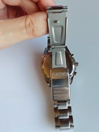 Casio Edifice EF-503 "Speedmaster" Blanco/Plata