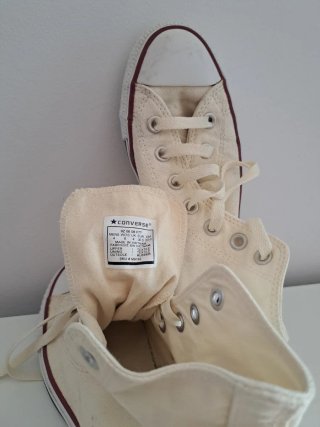 Bambas Converse Beige/Blanco Talla 36,5