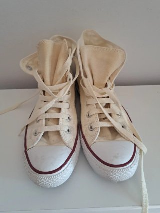 Bambas Converse Beige/Blanco Talla 36,5