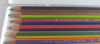 Scatola metallica vintage Staedtler Noris-Duetto