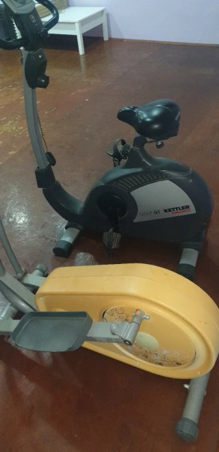 Elíptica y Bicicleta Estática Kettler
