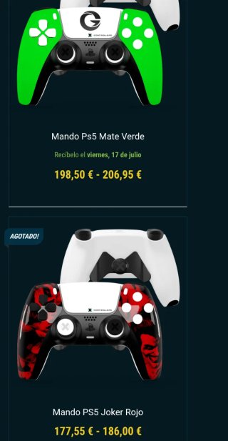 Mando PS5 Scuf Xcontrollers