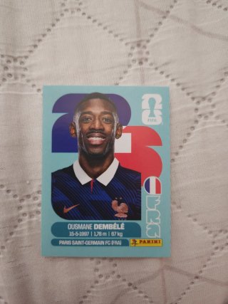 Cambio Cromo Ousmane Dembélé mundial 2026
