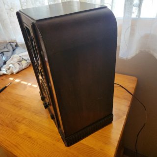 Radio Antigua Hechophone Madera Marrón