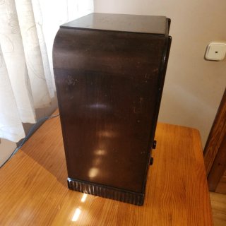 Radio Antigua Hechophone Madera Marrón