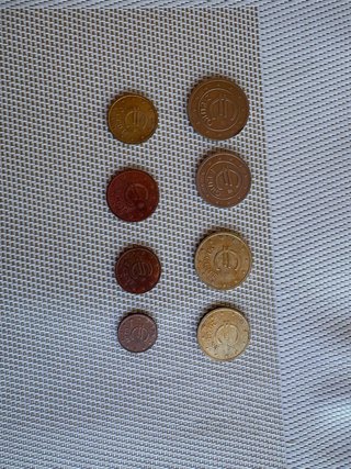 Colección monedas euro prueba 1998
