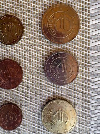 Colección monedas euro prueba 1998