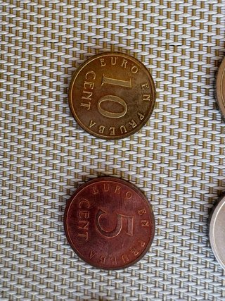 Colección monedas euro prueba 1998