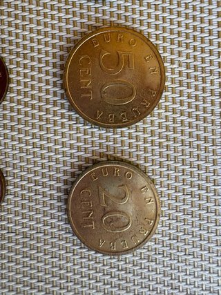 Colección monedas euro prueba 1998