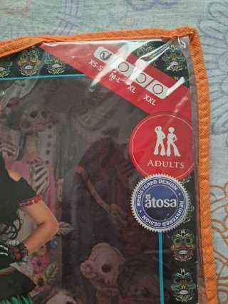 Disfraz Catrina Atosa Talla XS-S