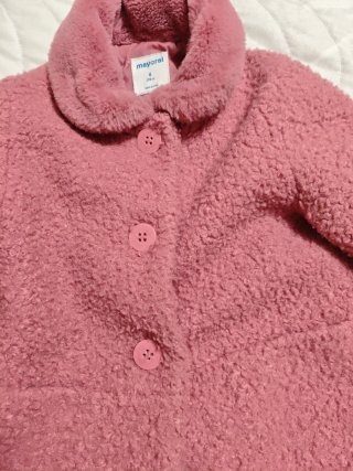 Abrigo Mayoral Talla 6 Rosa