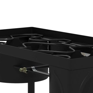 Fornello a Gas da Campeggio 2 Bruciatori 9.2 kW