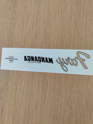 Decal Fary Mandanga Gold - Mirror Transfer