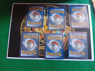 Lote 1.  6 Cartas Pokémon. 2 Colecciones español.