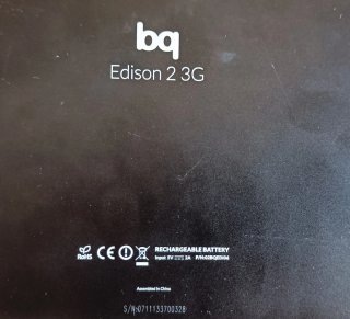 Tablet bq Edison 2 3G Negra