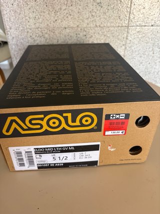 Botas Asolo Talla 38 2/3 ( un solo uso)